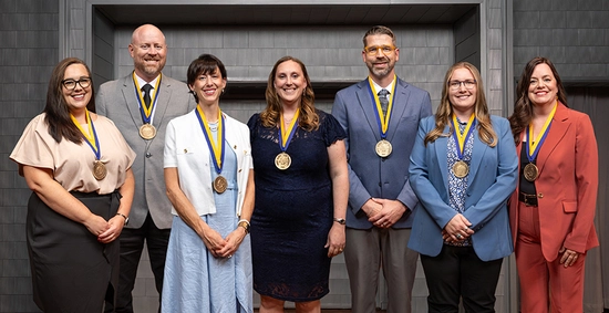 Lacy Knutson, Ryan Lefers, Rachel Willand-Charnley, Erin Miller, T. Michael Farley, Erica Summerfield, and Karen Sanguinet