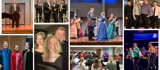 a collage of Steiger's time at SDSU