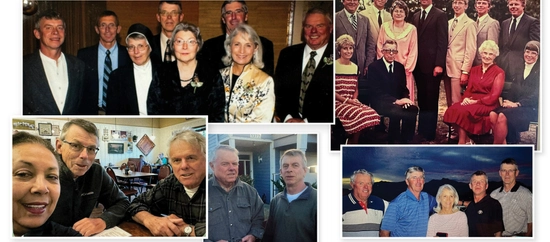 collage of photos of groups of people