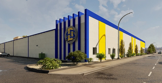 A rendering of the exterior of the SDSU Metro Center on Minnesota Avenue in Sioux Falls.