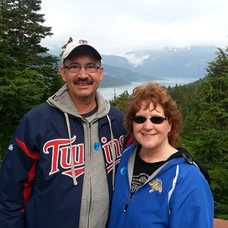 Sondra and her husband