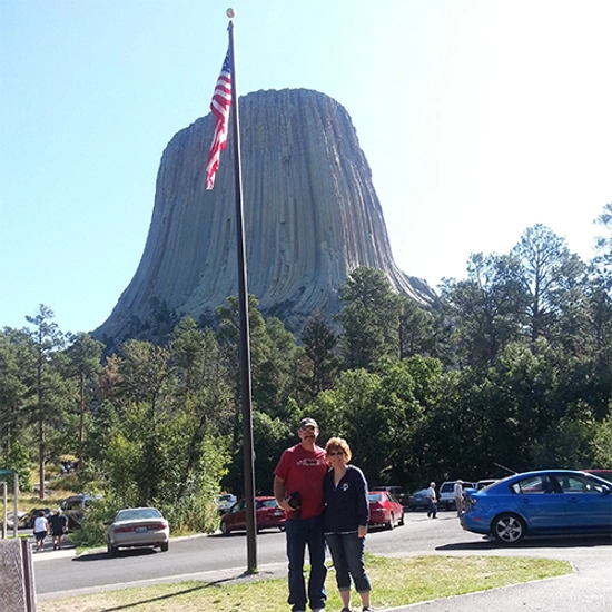 Sondra and her husband
