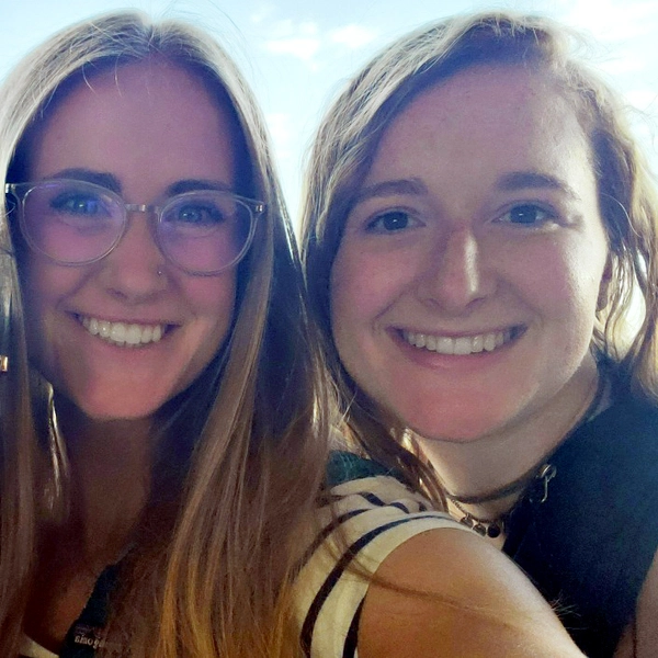 A selfie of Sondra's children