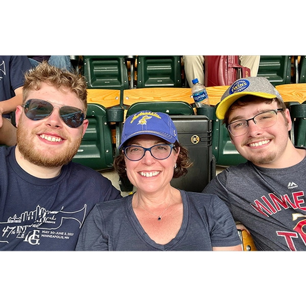 Rina and her two sons