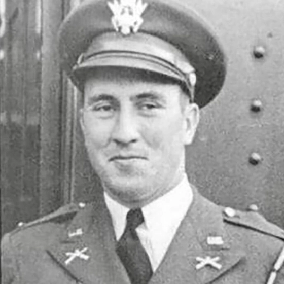A black and white headshot of Capt. Willibald Bianchi.