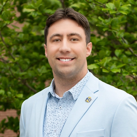 a headshot of Trey Steinbach